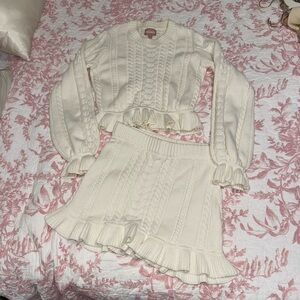Show Me Your MuMu Cream Knit Set